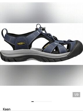 Keen Venice H2 Sandals - Big Kids Size 1, Blue & Gray